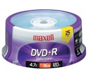 DVD-R MAXELL 16X 4.7GB ШПИНДЕЛ 25 БР