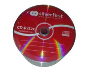 CD-R SILVER FIRST 700MB ОП.25 ШРИНГ
