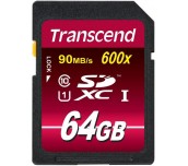 КАРТА ПАМЕТ TRANSCEND 64GB SDHC UHS-I CL.10